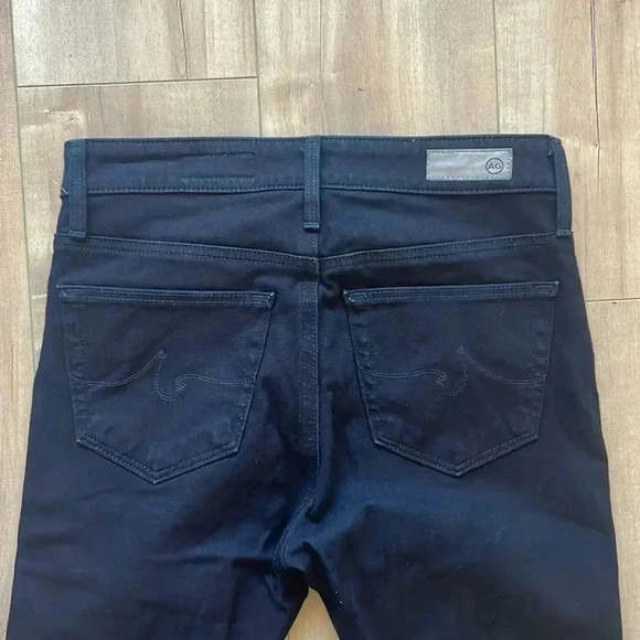 AG Adriano Goldschmied Farrah High Rise Skinny Ankle Black Jeans Size 24 Reg - Picture 8 of 8